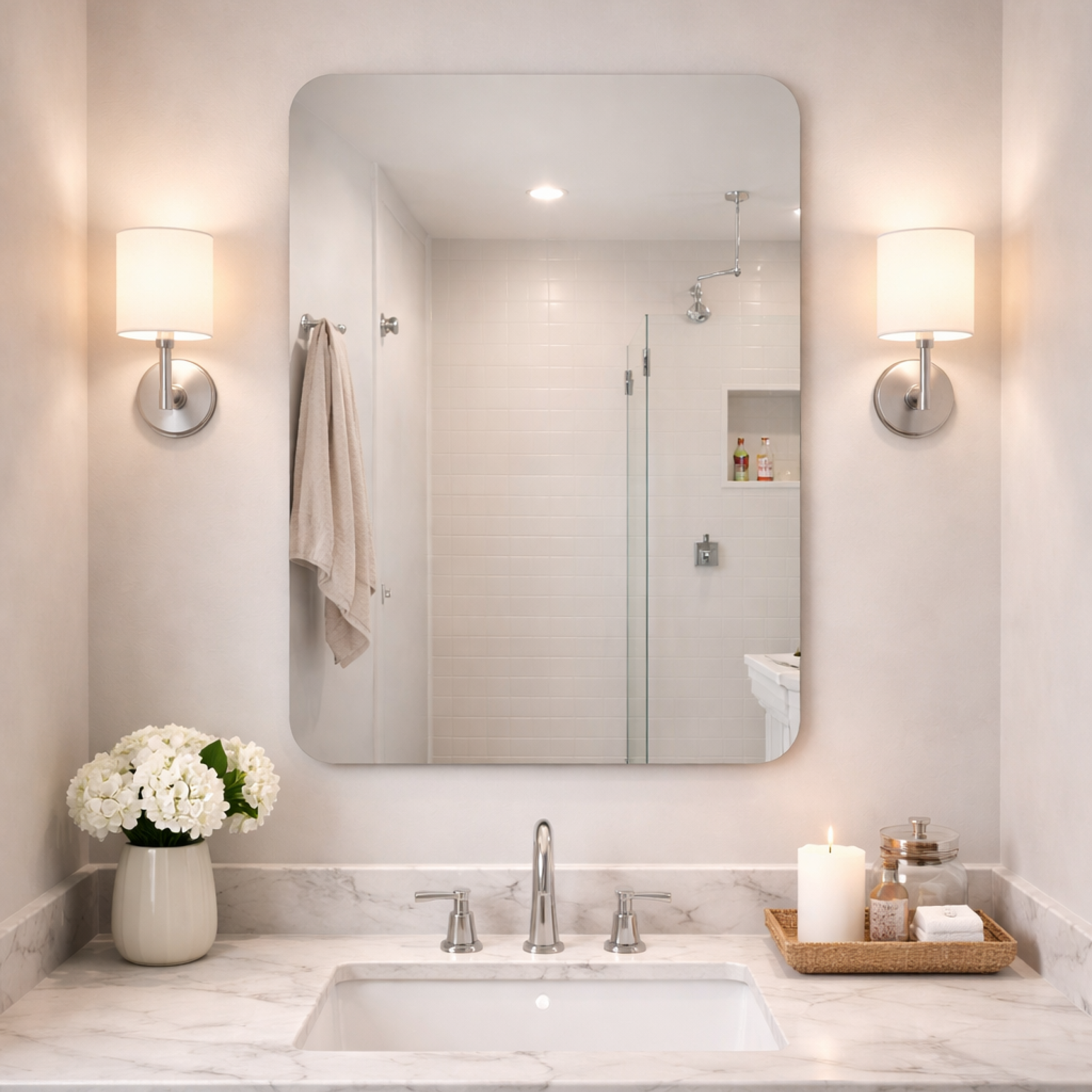 Frameless Radius mirror image