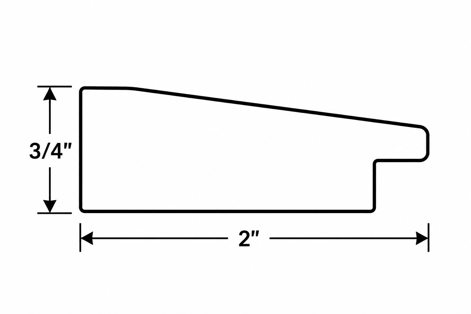529WD - Espresso  Dimension Graphic