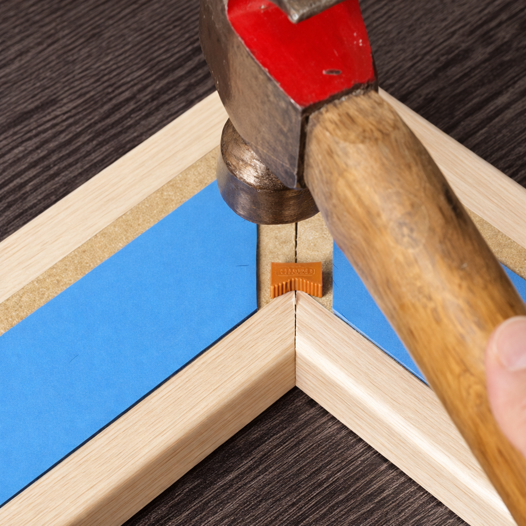 EasyFrame tap in corner